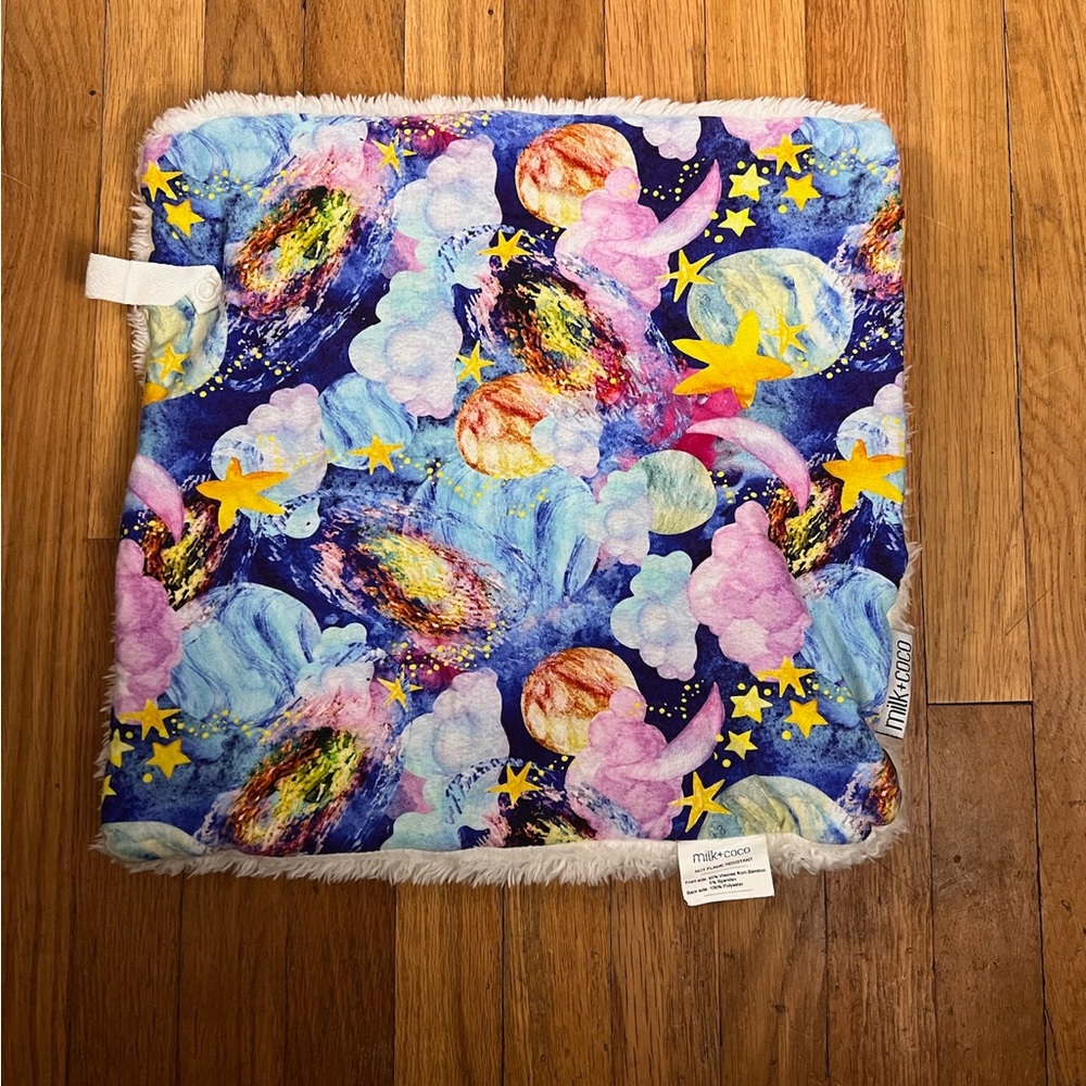 Milk + Coco Galaxy Stars Bamboo & Sherpa Baby Lovey NWOT